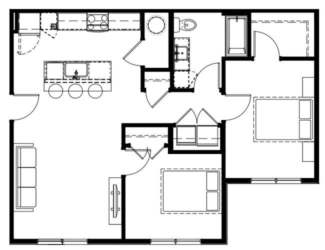 Floorplan - Riverbend Flats