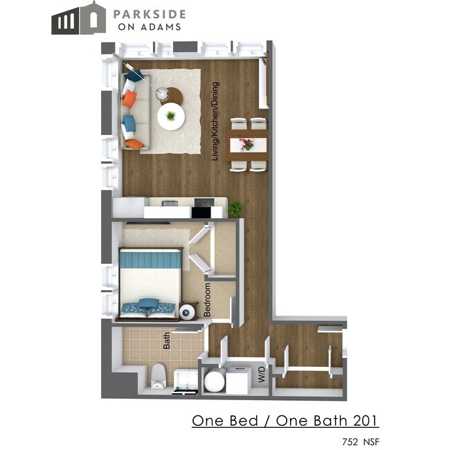 Floorplan - Parkside on Adams