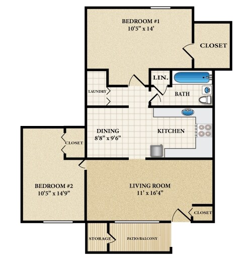Sapphire - Vandenburgh Place Apartments