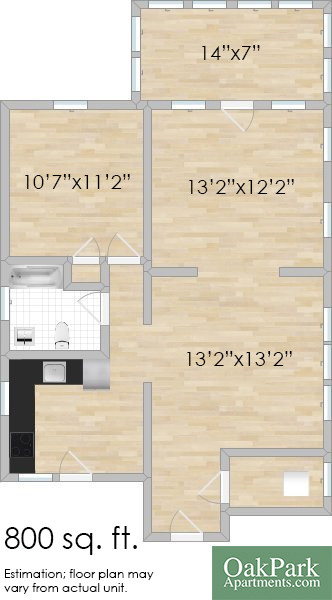 Floorplan - 408-416 N. Taylor Ave.