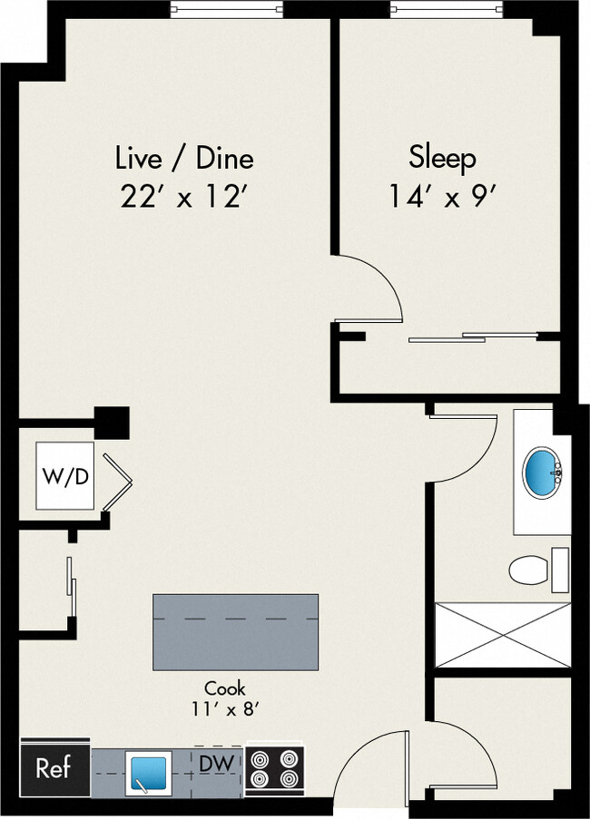 Floorplan - The Lofts at Gin Alley