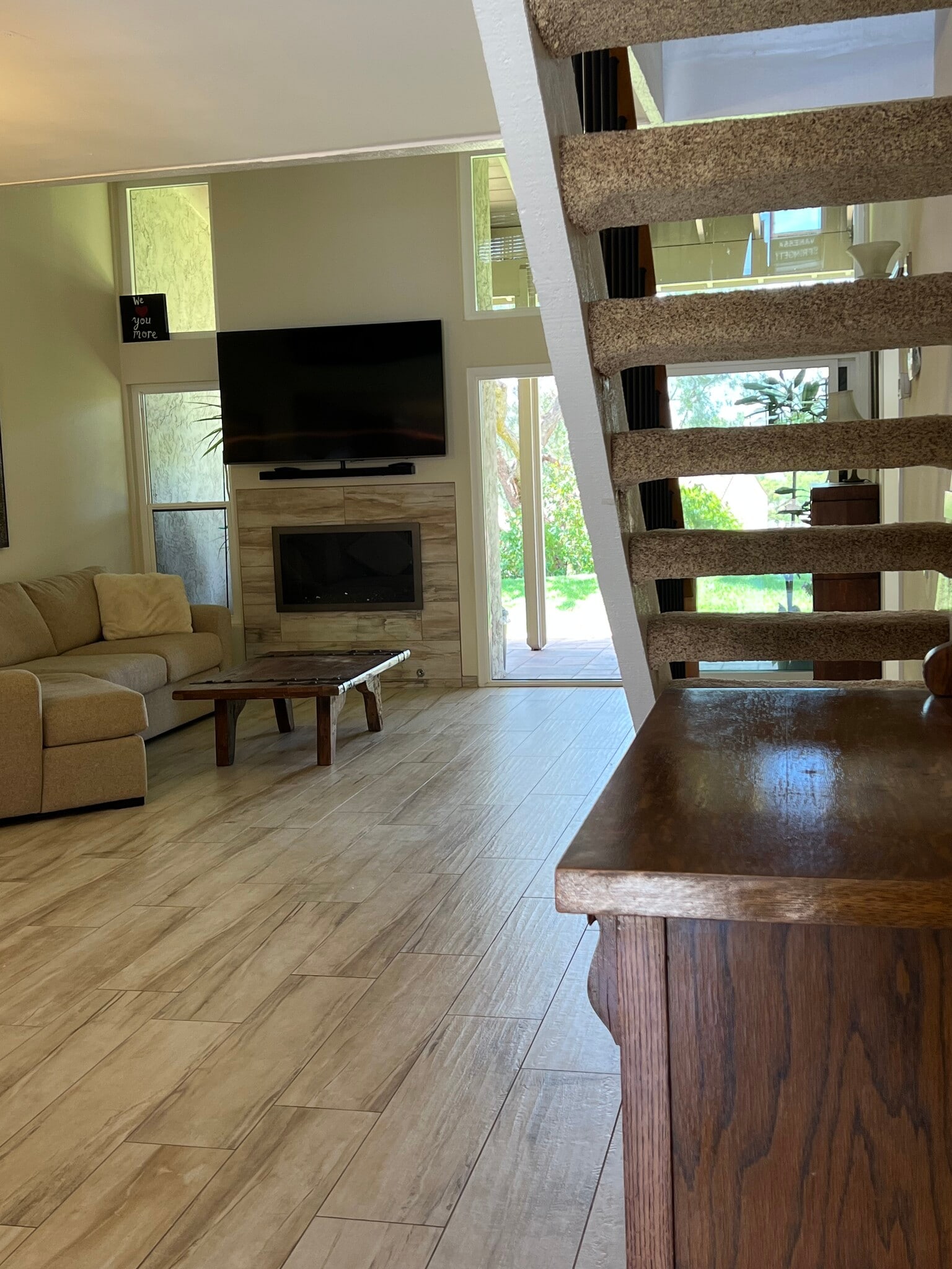 gas fireplace - 17738 Valle de Lobo Dr