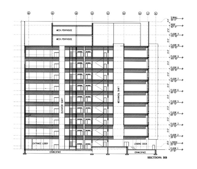 Cross Section BB - 100