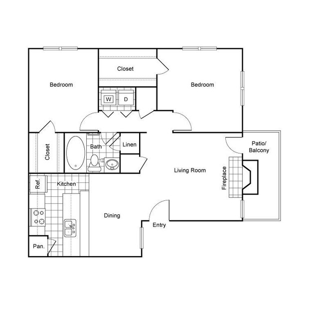 Floorplan - Shadow Bend Apartments