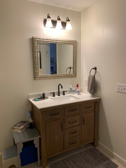 Full bathroom on main floor remodeled recently - 108 Heidi Ct