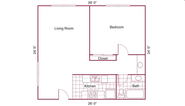 1BR/1BA - Wilshire Ardmore Regency