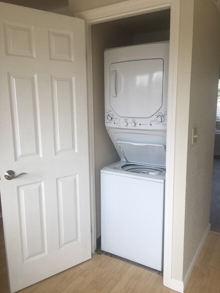 Washer and dryer inside your home. - 419 Sailfish Dr