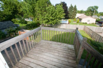 Private deck off master bedroom - 131 Washington St