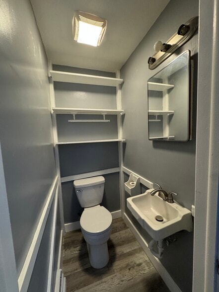 Half bathroom downstairs - 206 Longmeadow Dr