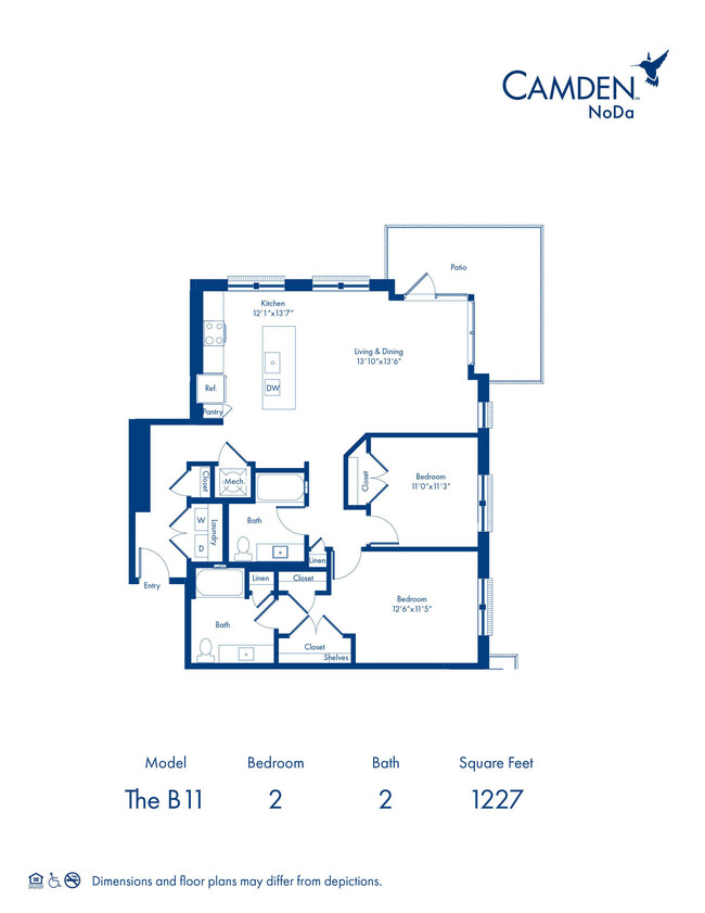 Floorplan - Camden NoDa