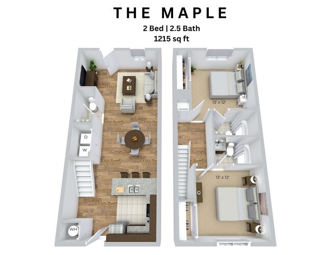 Floorplan - Sycamore Heights Townhome