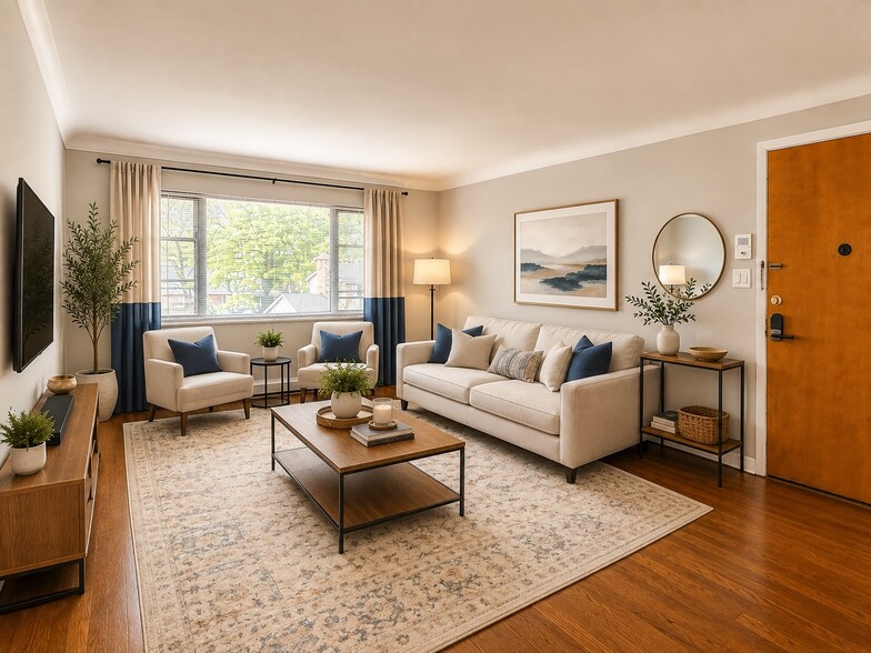 Virtual Staging of Living Room for Ideas - 2385 Van Leunen Dr