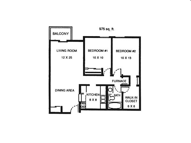 2BR/1BA - Tara Hills Apartments