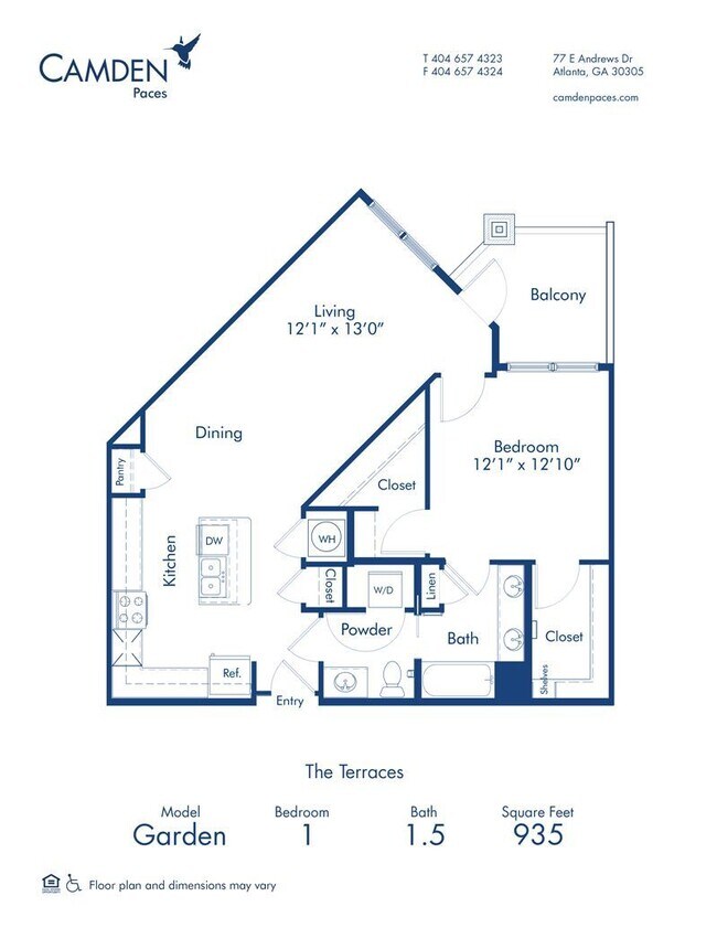 Floorplan - Camden Paces