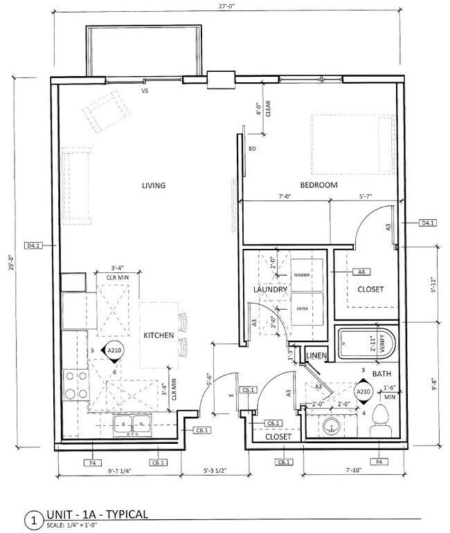 Floorplan - University Flats Apartments