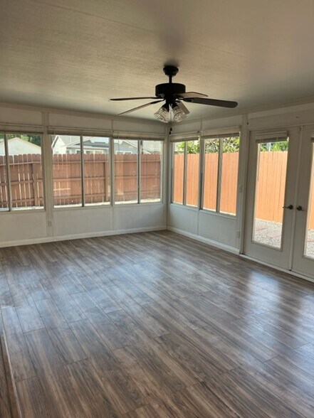 Sunroom has fan. - 18033 Glenburn Ave