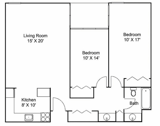 Floorplan - Hillsborough Apartments