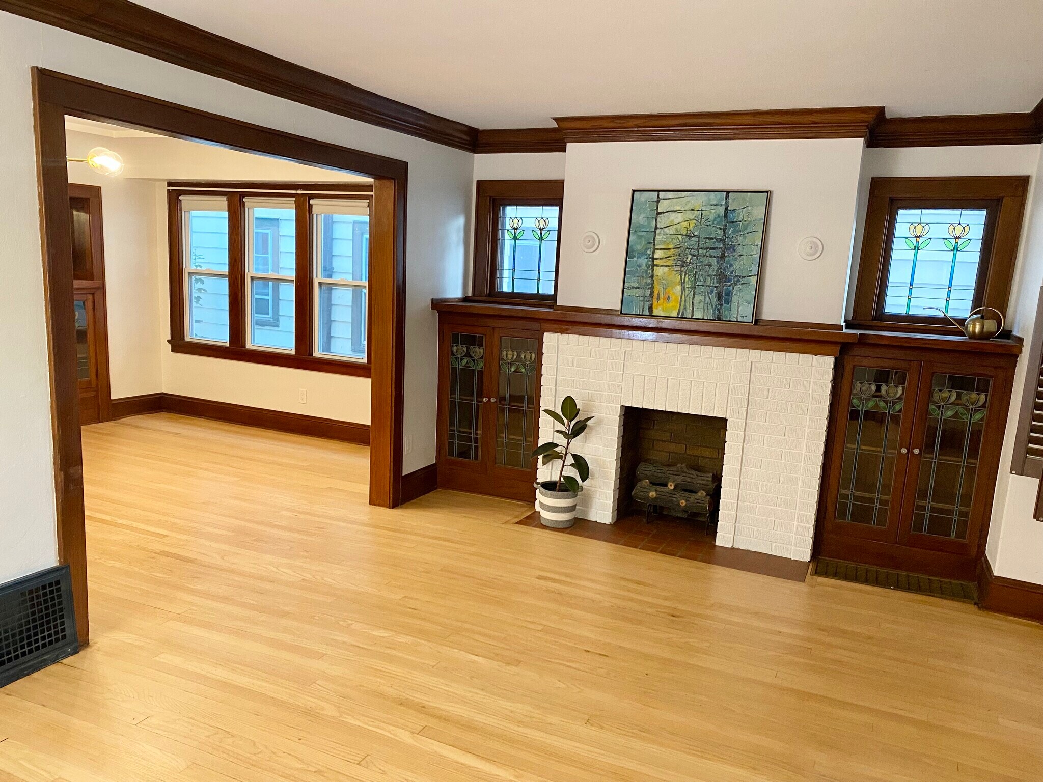 Decorative fireplace - 2713 E Oklahoma Ave