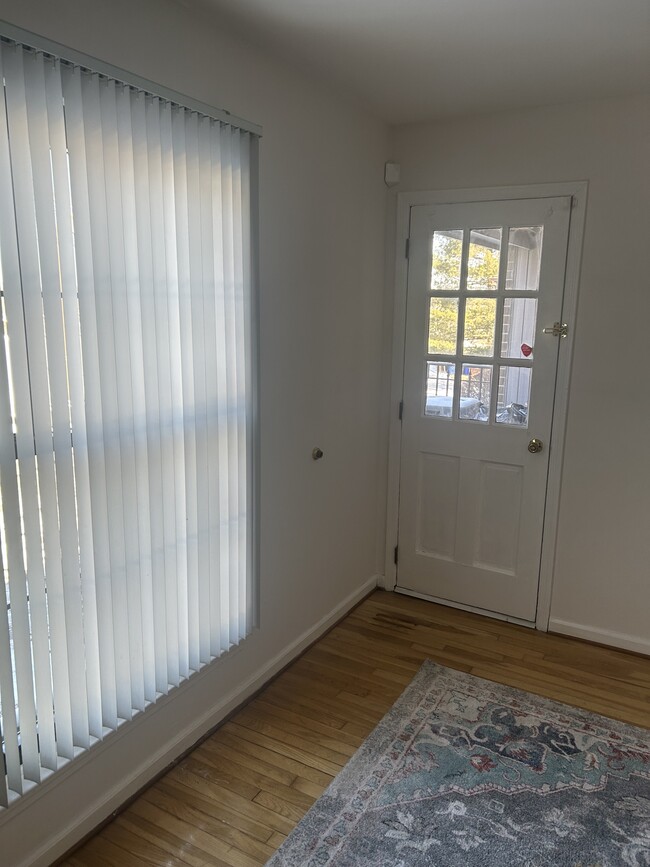 Balcony from living room - 323 Gill Ln