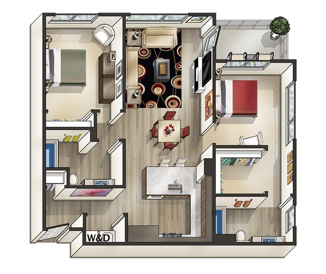 Floorplan - MODE Apartments