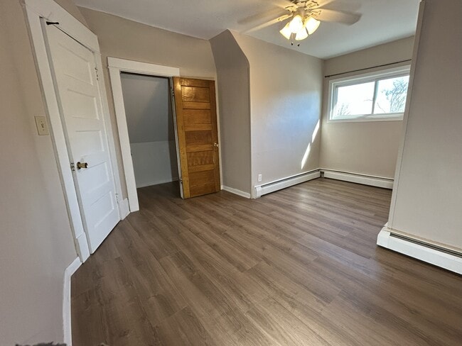 Bedroom 1 other view, with a walk-in closet. - 1231 Raymond Ave