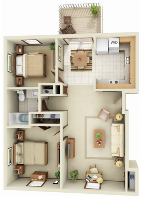 Floorplan - Graystone Apartments