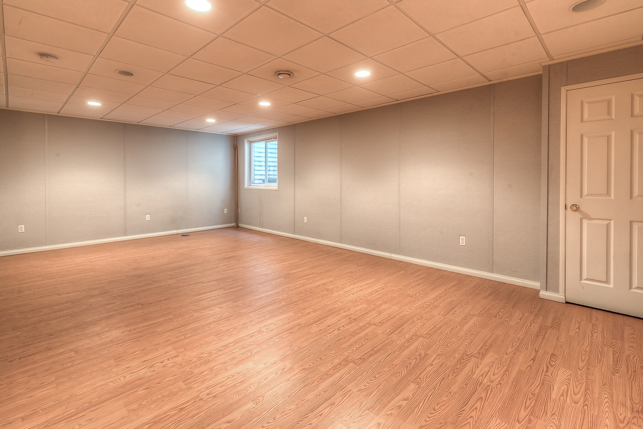 finished basement with window great for rec room or home office space. - 22810 West 71st Terrace