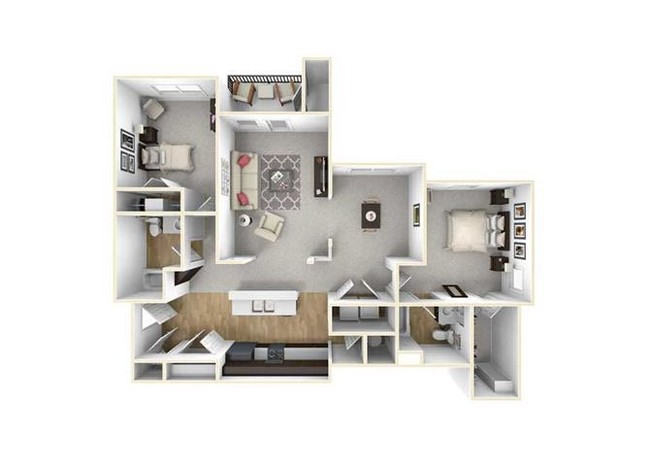 Floorplan - Mosaic Apartments