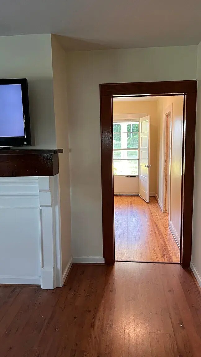Hallway to covered patio - 181 Belue Rd