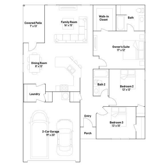 Floorplan - 1640 Forest Dr