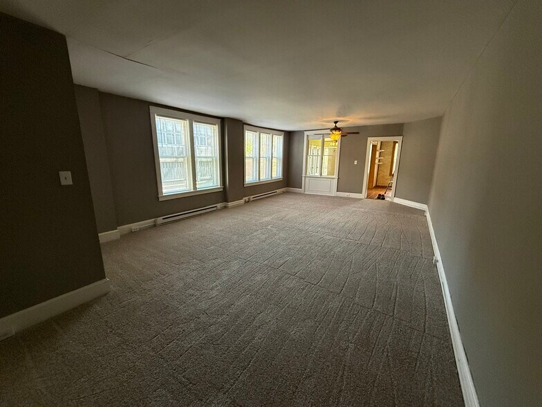 Living room from entry - 218 E Orange St