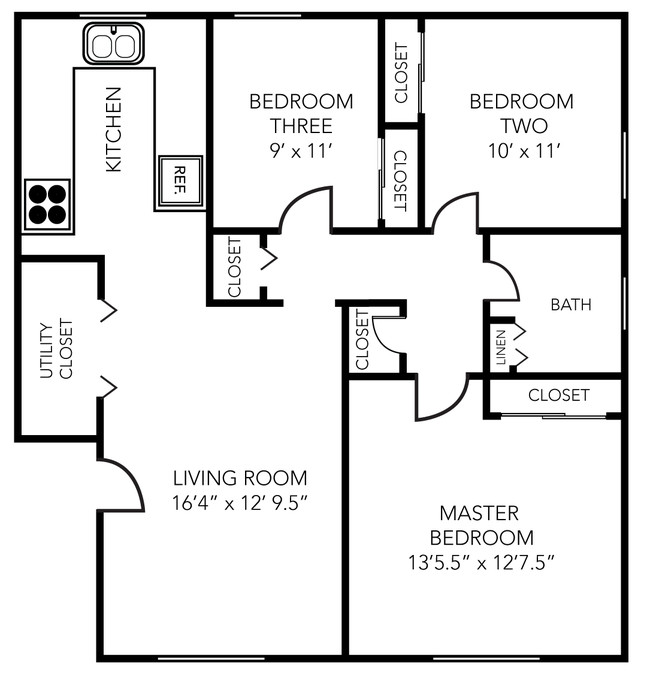 Floorplan - Manchester Flats