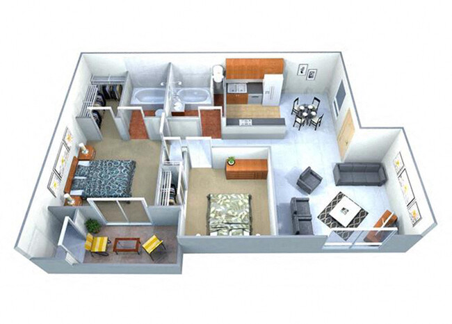 Floorplan - Las Villas De Kino Apartments