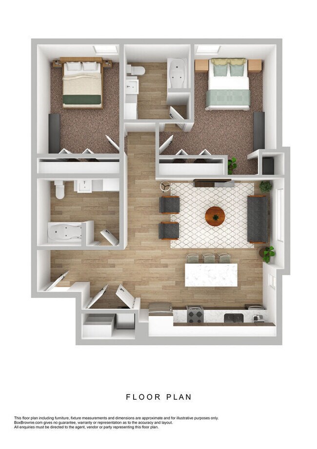 Floorplan - City East Apartments