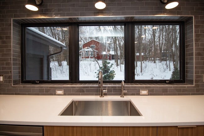 View from kitchen looking south - 5590 Harding Ln