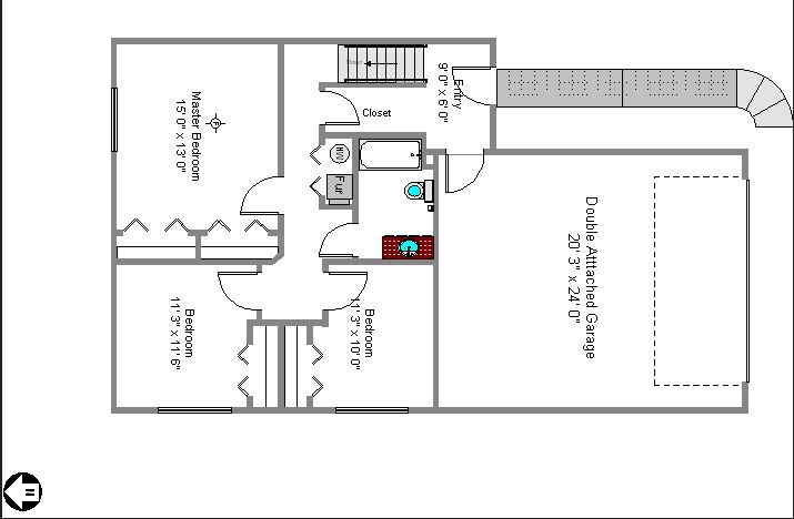 Lower floor - 4613 Twain St