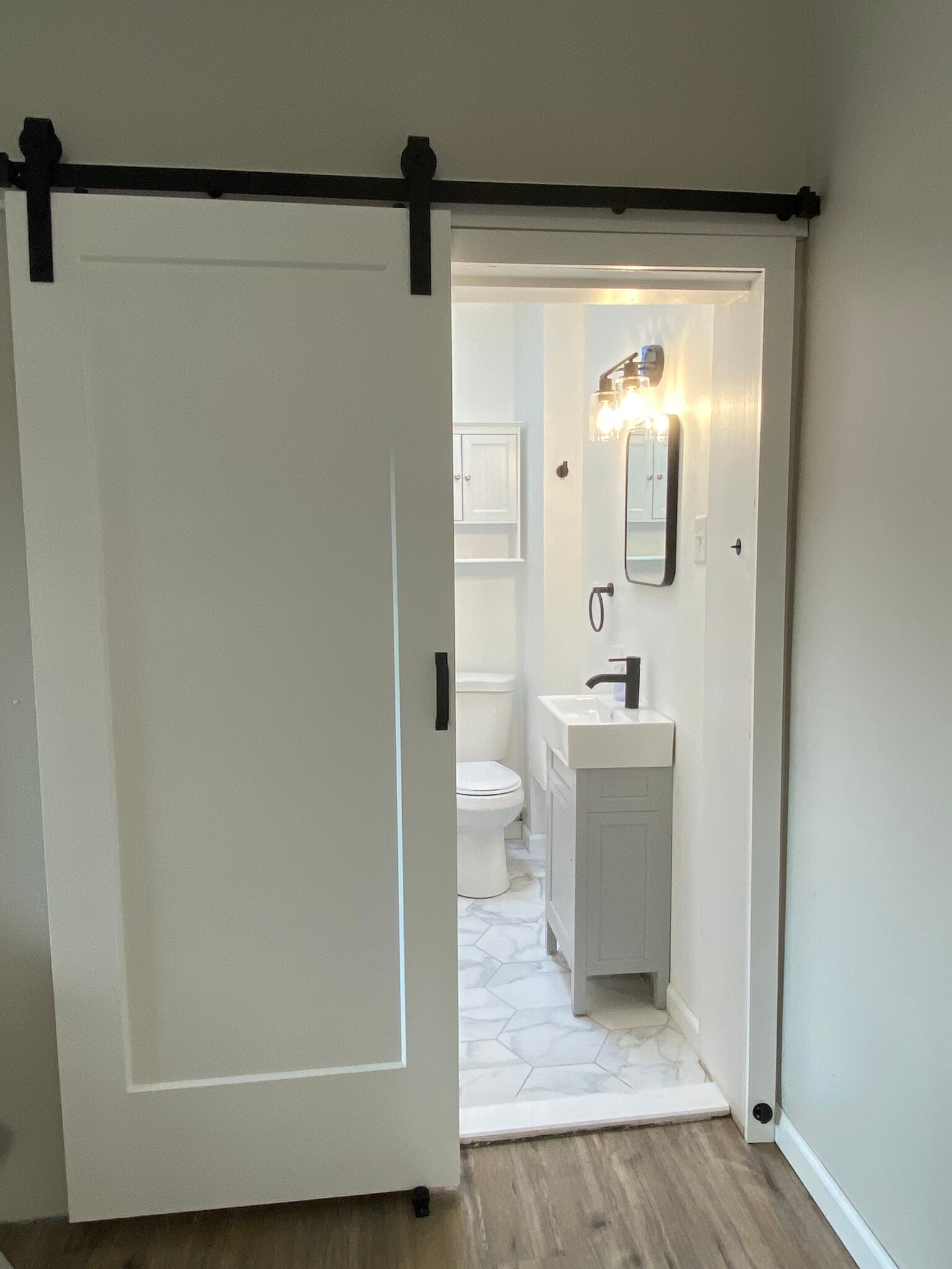 Bath w/ Barn Door - 211 Sumac St