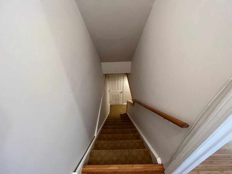 Basement stairs - 202 Dresher Woods Drive
