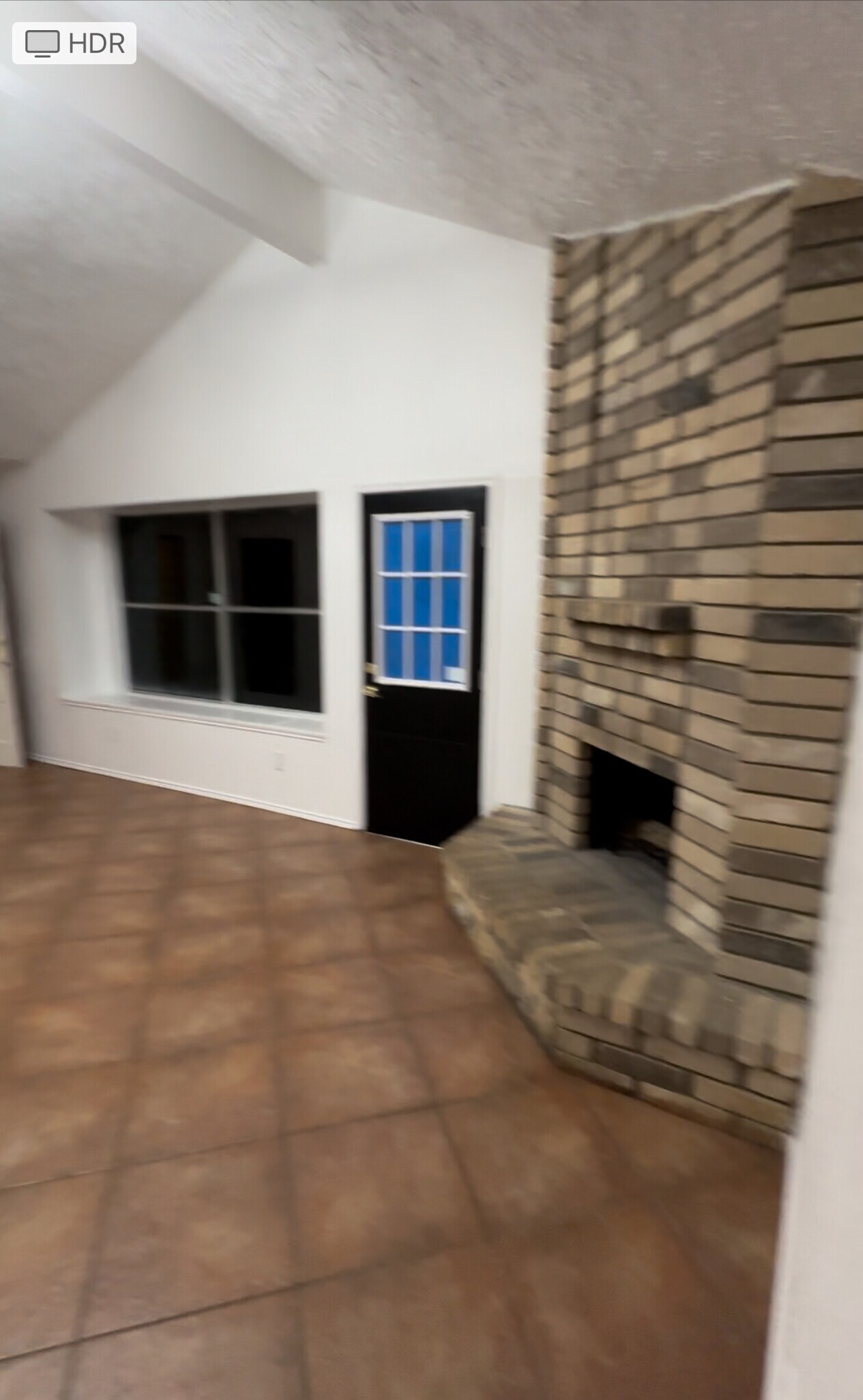 Fireplace/Side Door to back yard - 19930 Mountain Dale Dr