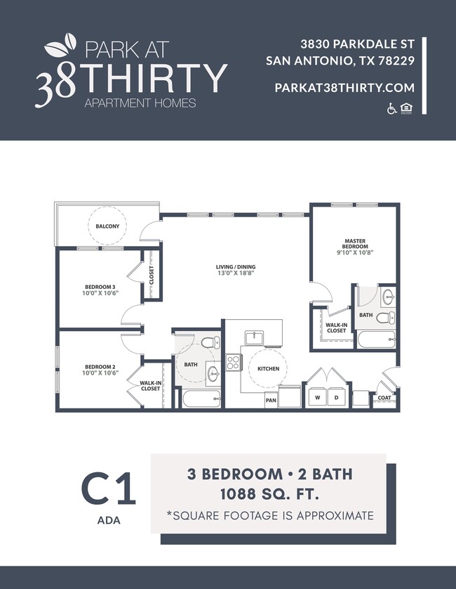 Floorplan - Park at 38Thirty