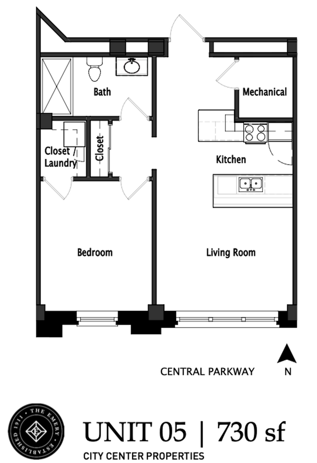 Floorplan - The Emery