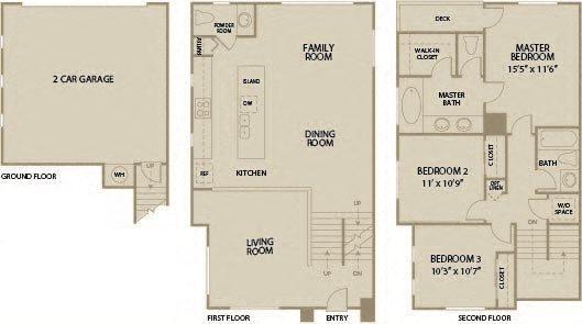 Floorplan - Tustin Cottages