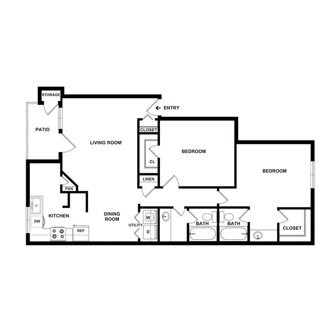 Floorplan - Prestonwood Apartments Homes