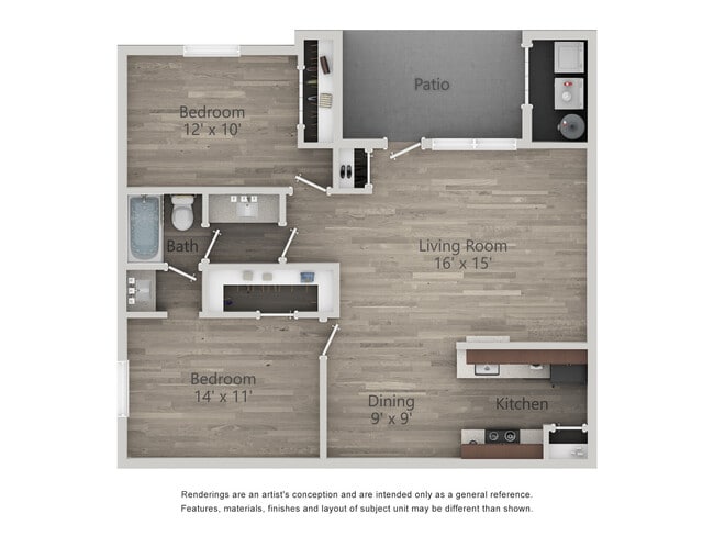 Floorplan - Encino Park Apartments