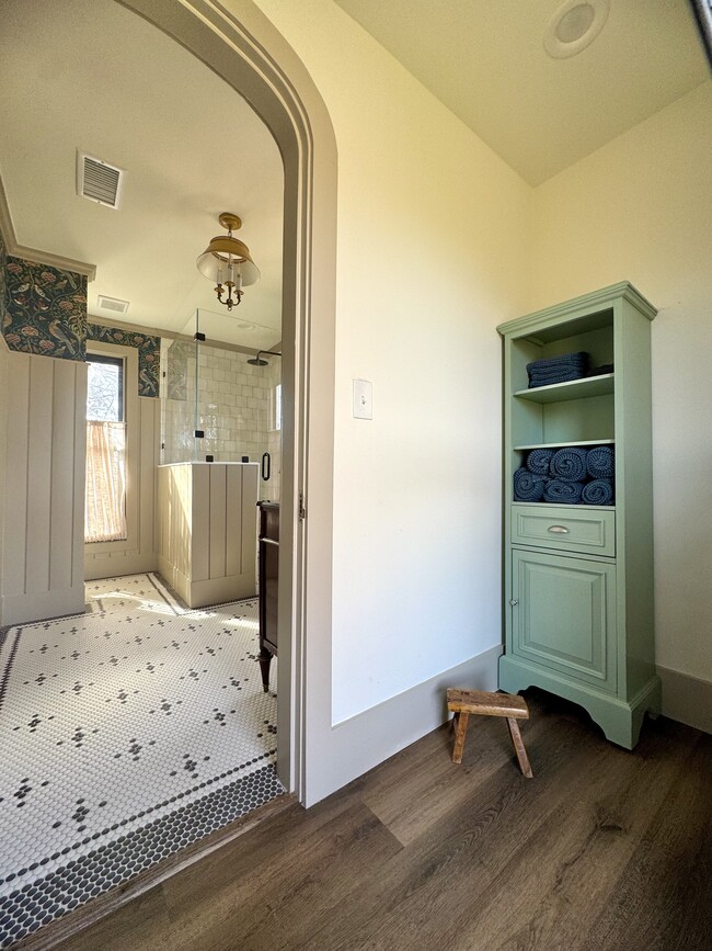 view from closet into bathroom - 307 S Clark St