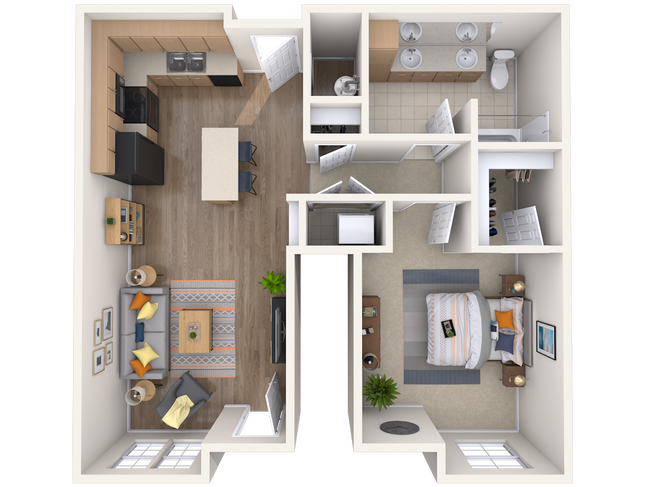 Floorplan - Lake Vista Apartments