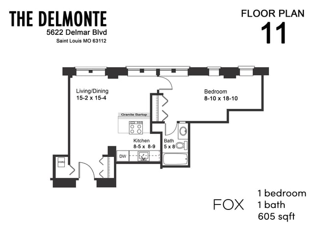 Floorplan - The Delmonte