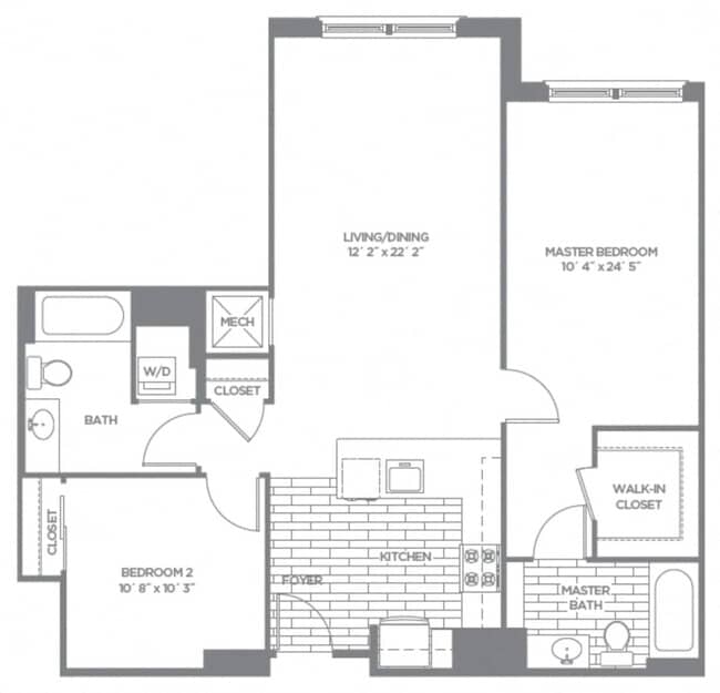 Floorplan - The Asher