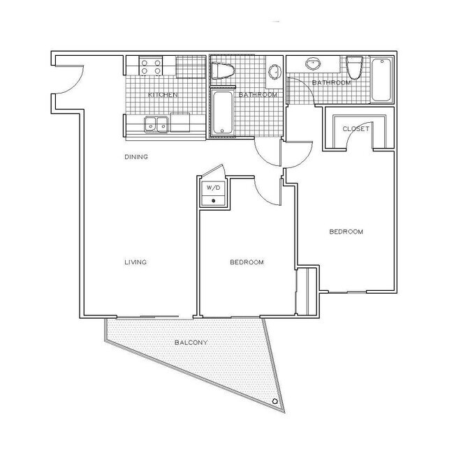Capri 2x2 floor plan PR SM Capri LLC - PR SM Capri LLC