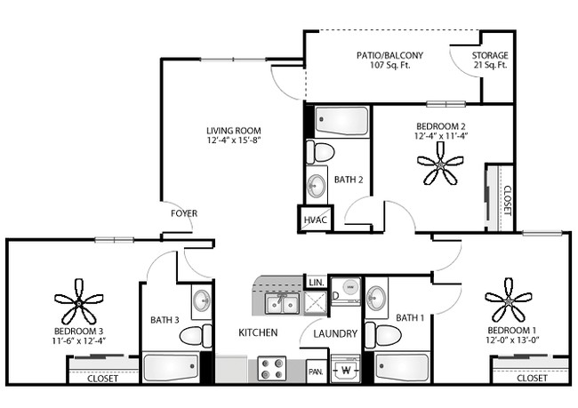 3BR/3BA - The Mirage